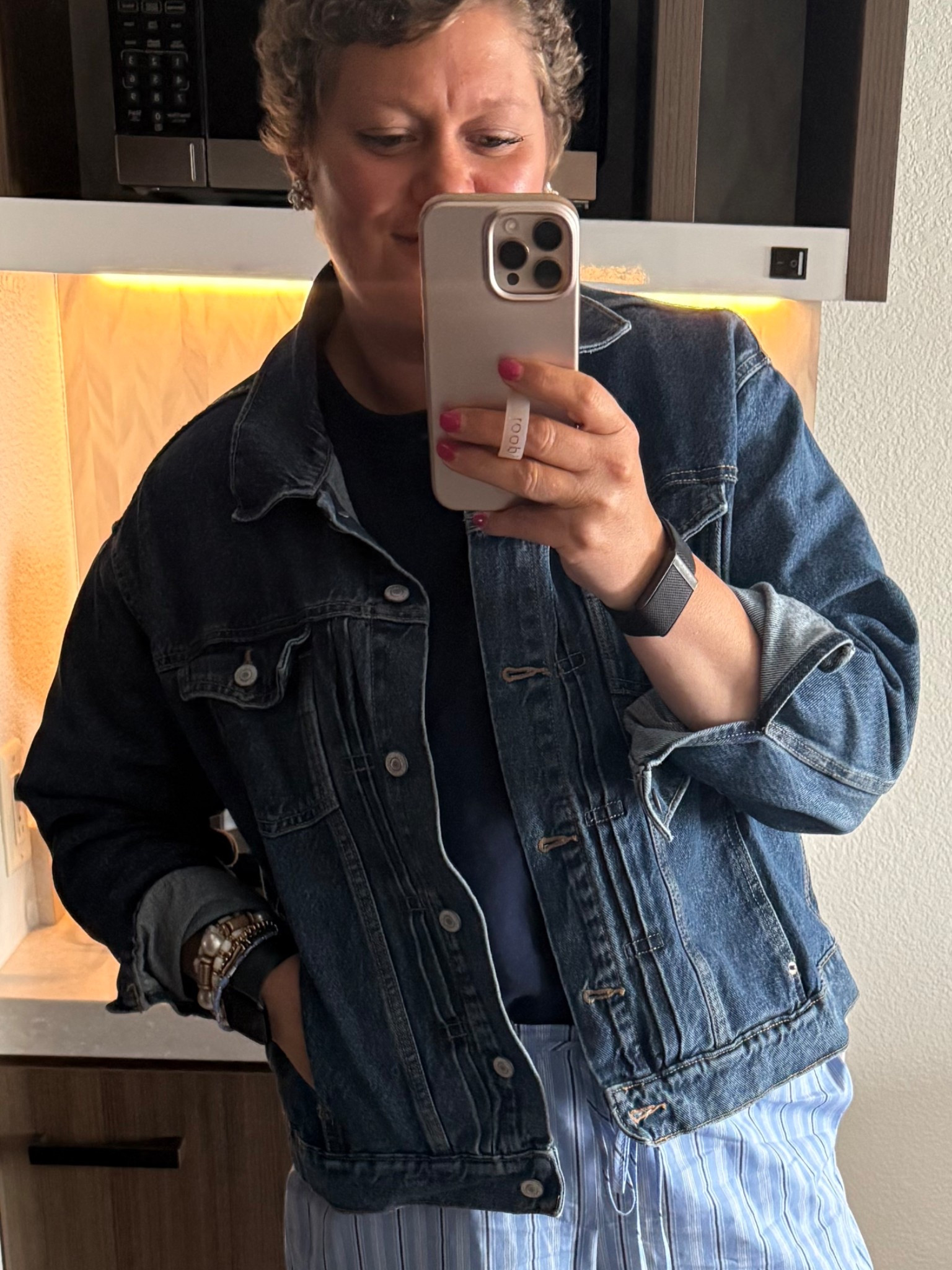 The best jean jacket. Wear it daily. Have about 7 of them. 

#LTKSaleAlert #LTKMidsize #LTKSeasonal