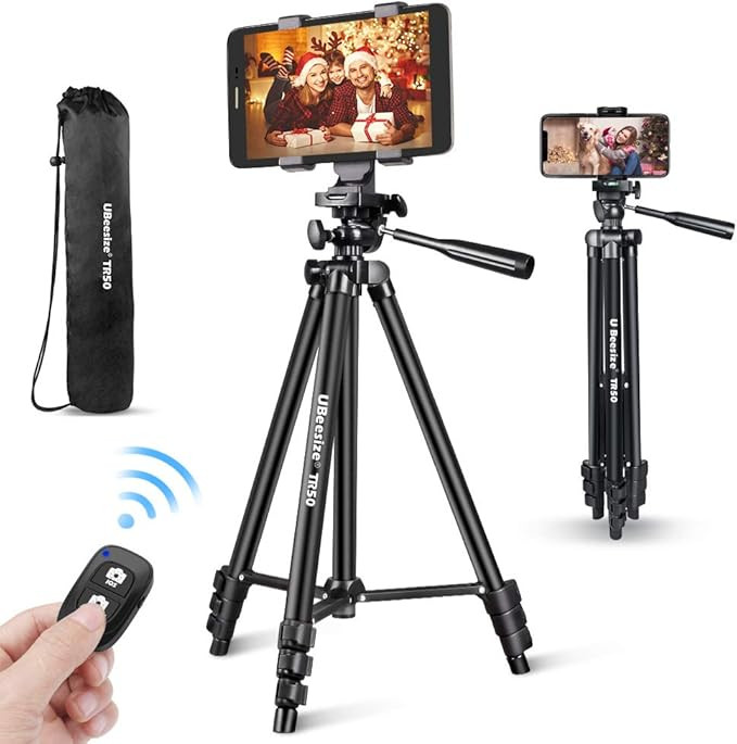 Phone Tripod, UBeesize 50’’ Extendable Lightweight Aluminum Tripod Stand with Universal Cell ... | Amazon (CA)