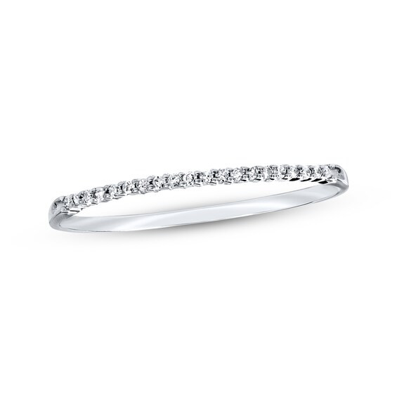 Diamond Anniversary Band 1/20 ct tw Round-cut 10K White Gold | Kay Jewelers