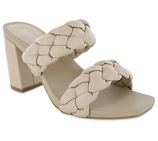 MIA Shoes Braided Heel - Maine | QVC