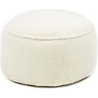 Kaikoo Boucle Drum Pouffe | Very (UK)