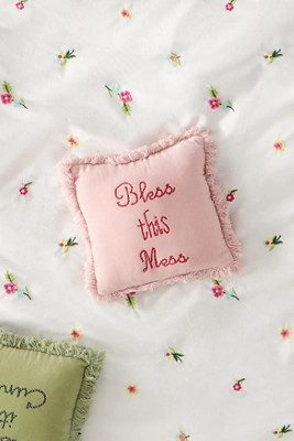 Bless This Mess Mini Cushion | Urban Outfitters UK