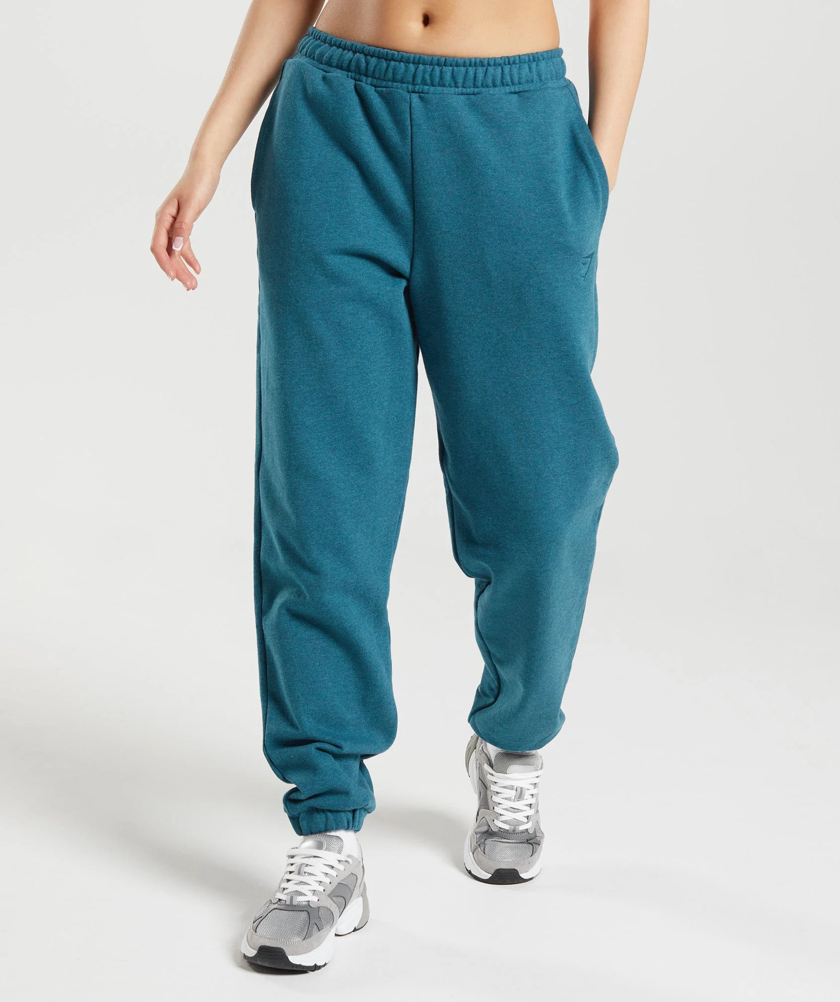 Gymshark Rest Day Sweats Joggers - Steel Blue Marl | Gymshark US