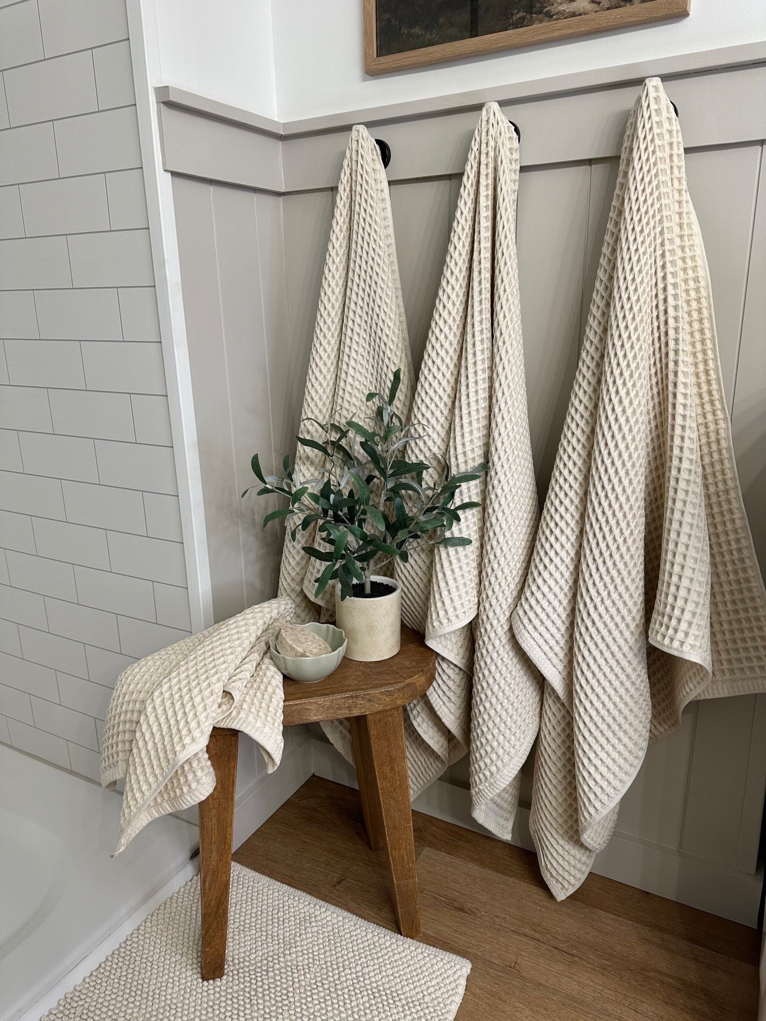 ON SALE. Follow @farmtotablecreations on Instagram for more home inspiration, styling tips, and deals!

 ✨ This beautiful carved wood accent table from Target is currently on sale and such a charming addition to any space.

I’ve styled it in our bathroom for a cozy, collected look—layered with waffle towels, soft textures, and a little greenery. It’s the kind of piece that works just as beautifully in a living room or entryway, too!

#LTKhome #LTKsalealert #TargetHome #NeutralDecor #BathroomInspo #OrganicModern #SmallSpaceStyle #WoodAccentTable #LTKFinds



#LTKSaleAlert #LTKHome #LTKFindsUnder50