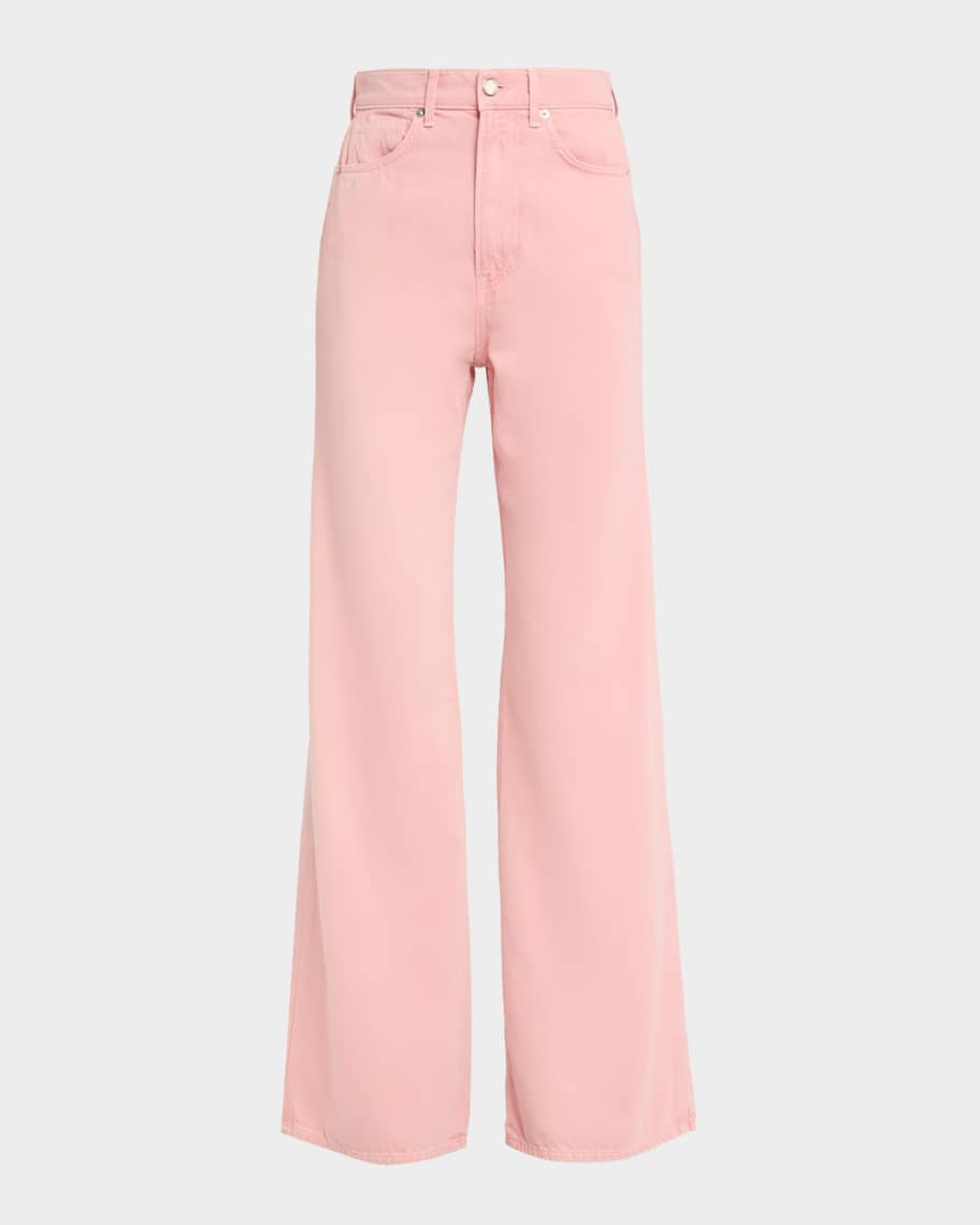 Taylor High-Rise Wide-Leg Jeans | Neiman Marcus