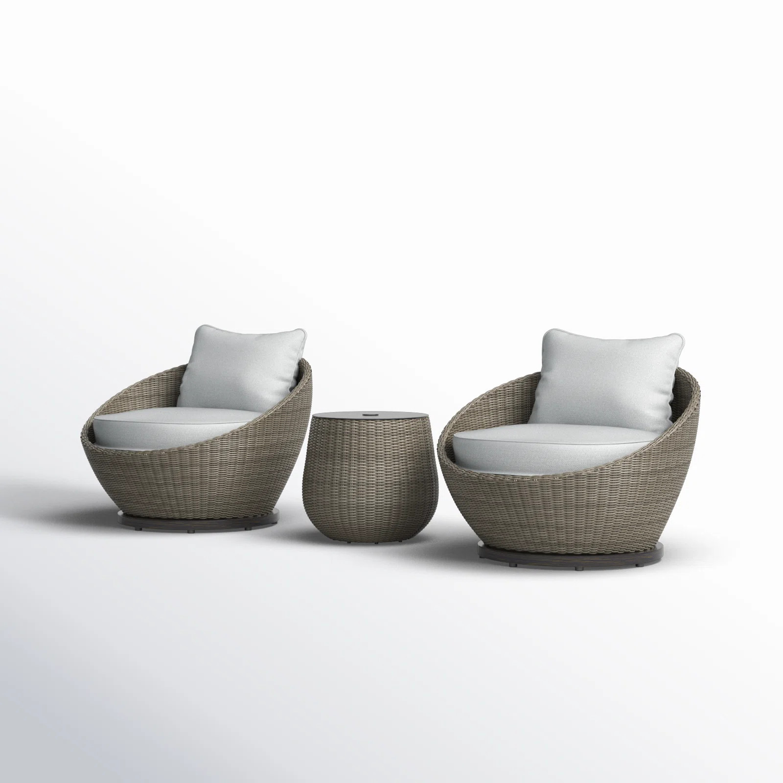 Madge 3 Piece Seating Group with Cushions | Wayfair North America