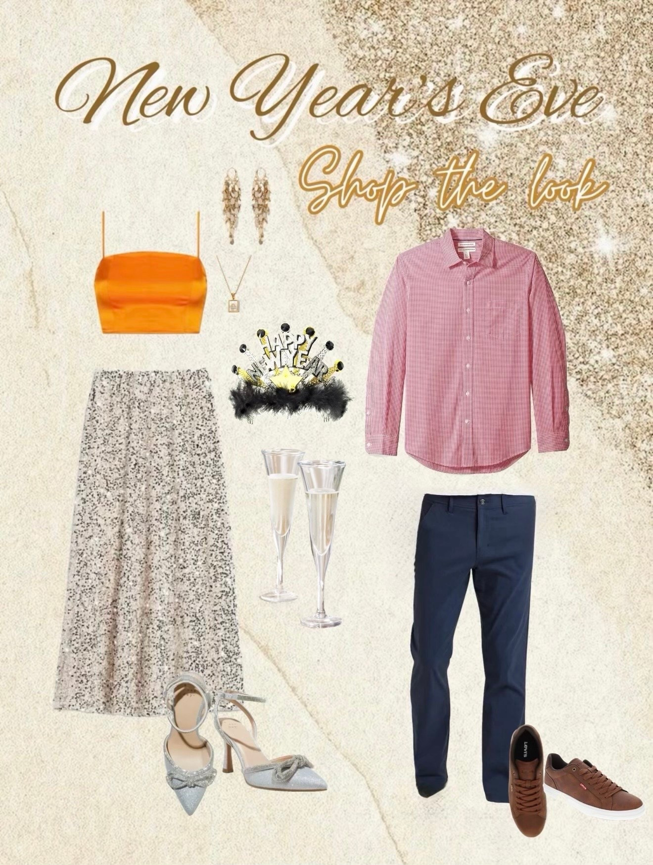 Last year’s NYE looks still hitting 🥂 One sparkly skirt, one pink button-down, and a whole lot of amazing memories. Proof that NYE outfits should always sparkle ✨ If you’re stuck on what to wear… this is your sign 😌

#LTKootd #LTKSeasonal #LTKHoliday