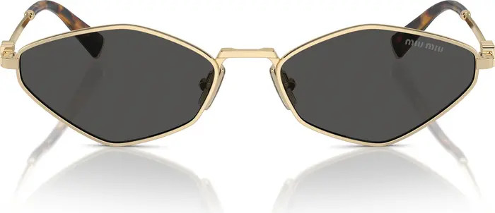 Miu Miu 56mm Irregular Sunglasses | Nordstrom | Nordstrom