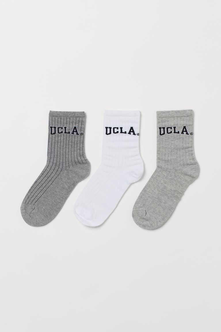3-pack Ankle Socks | H&M (US + CA)