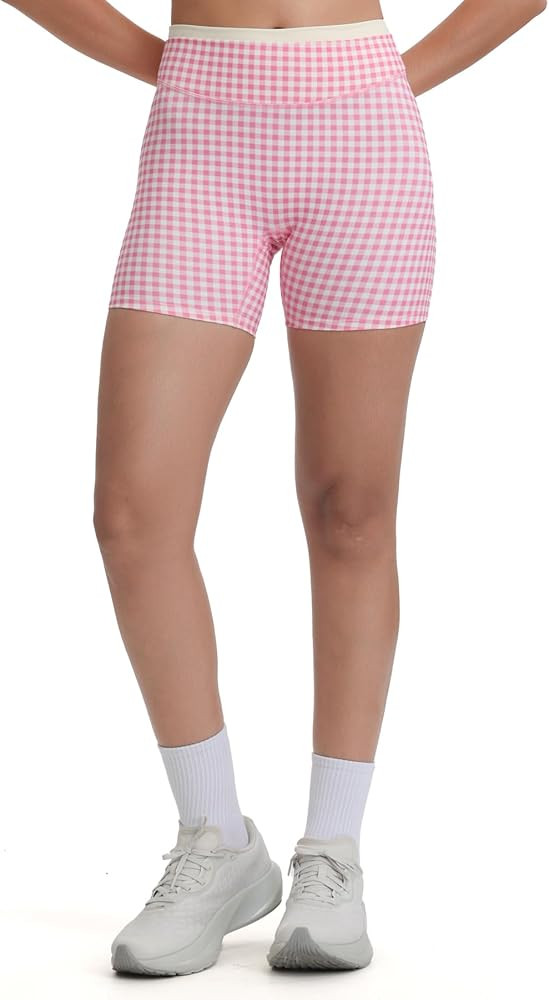 Aoxjox Women's Dual Core Biker Shorts 5"/6" | Amazon (US)