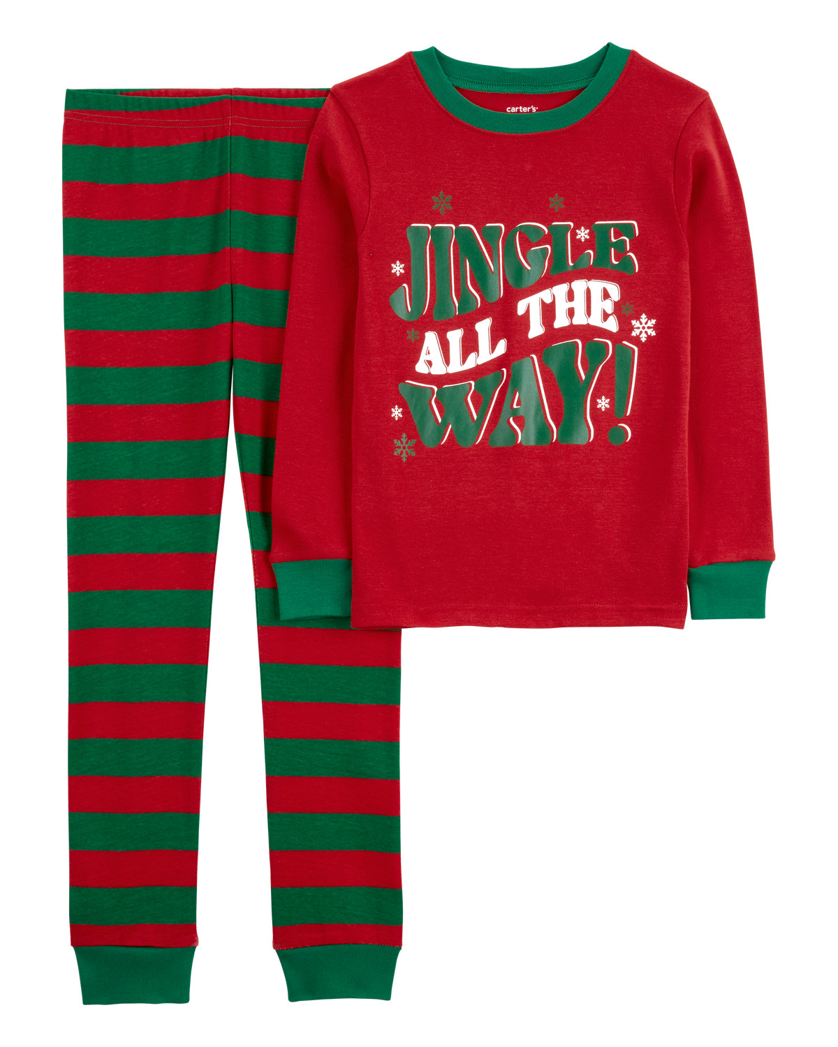 Kid 2-Piece Christmas Jingle All The Way 100% Snug Fit Cotton Pajamas - Carter's | Carter's | Carter's Inc