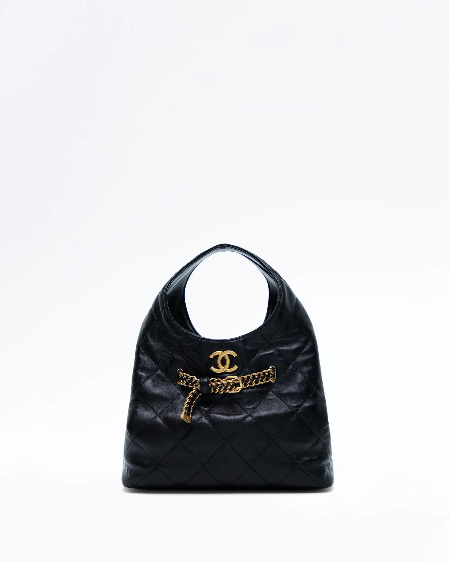 Lambskin Quilted Belt Shopping Bag | Vivrelle