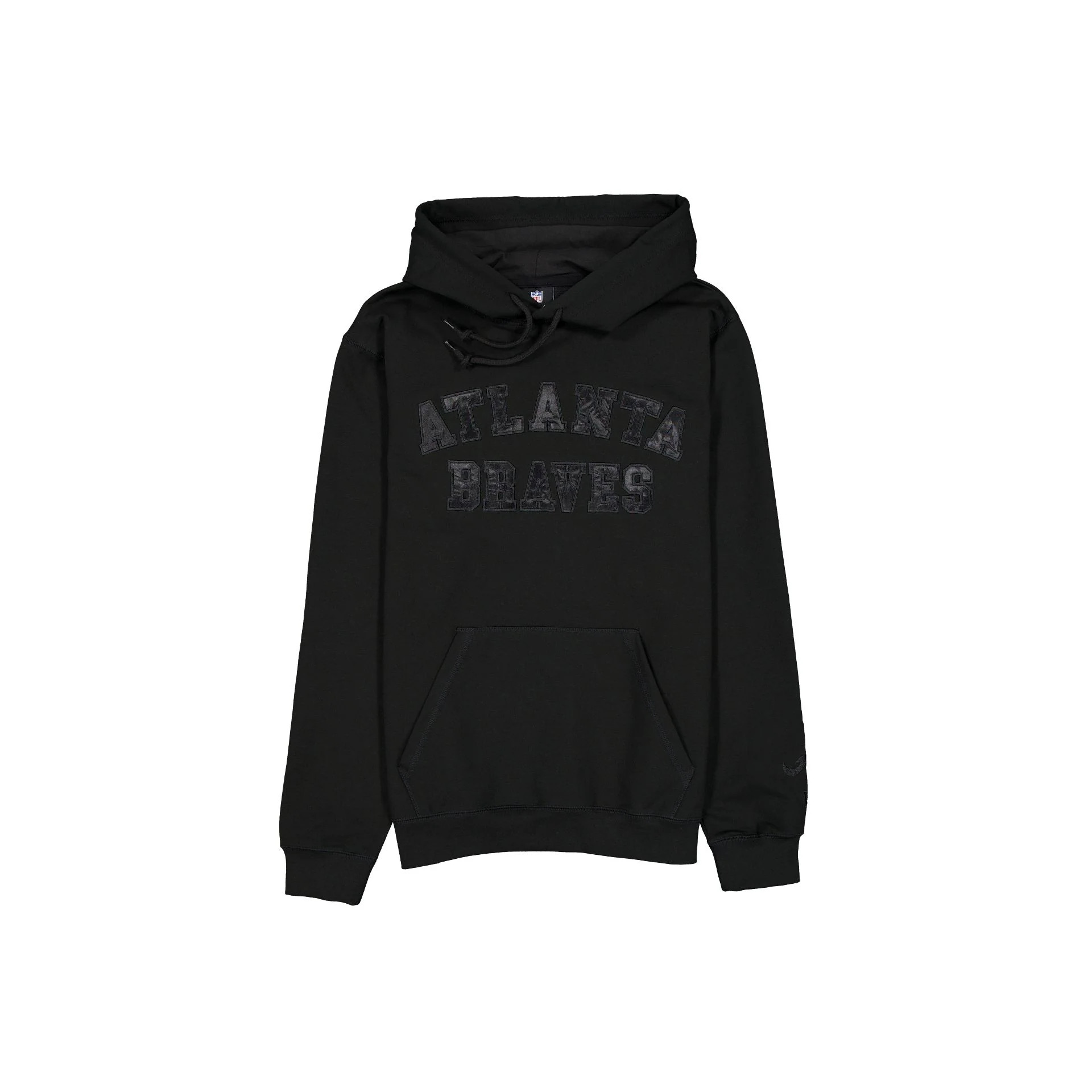 Atlanta Braves Black on Black Logo Select Hoodie | New Era (US)