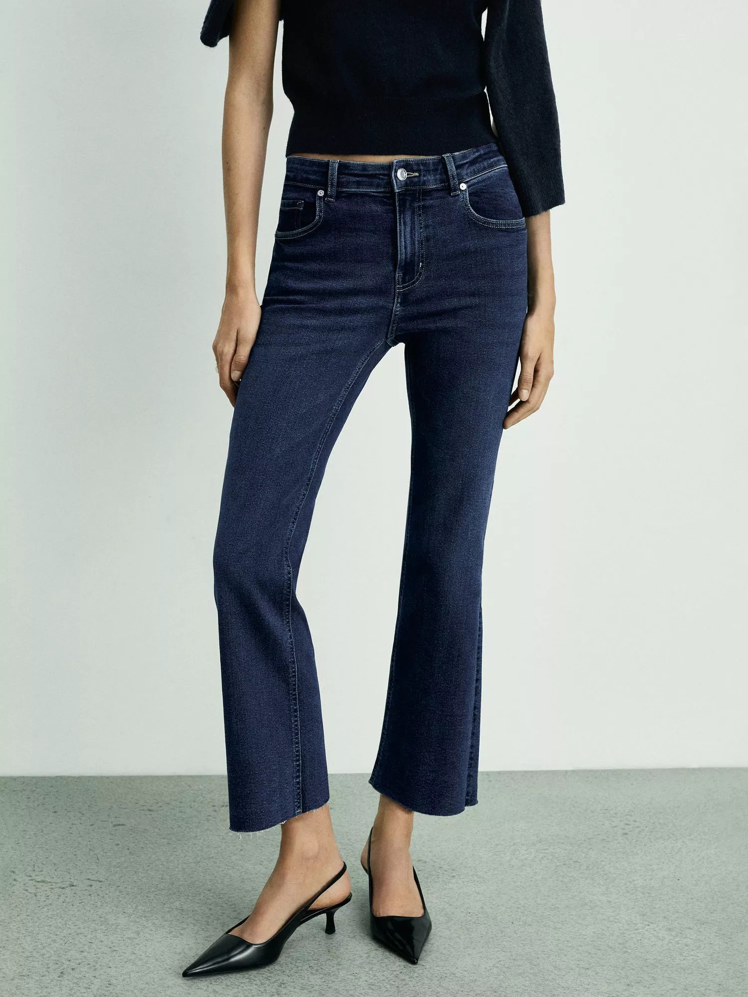 Mango Sienna High Rise Flared Jeans | John Lewis (UK)