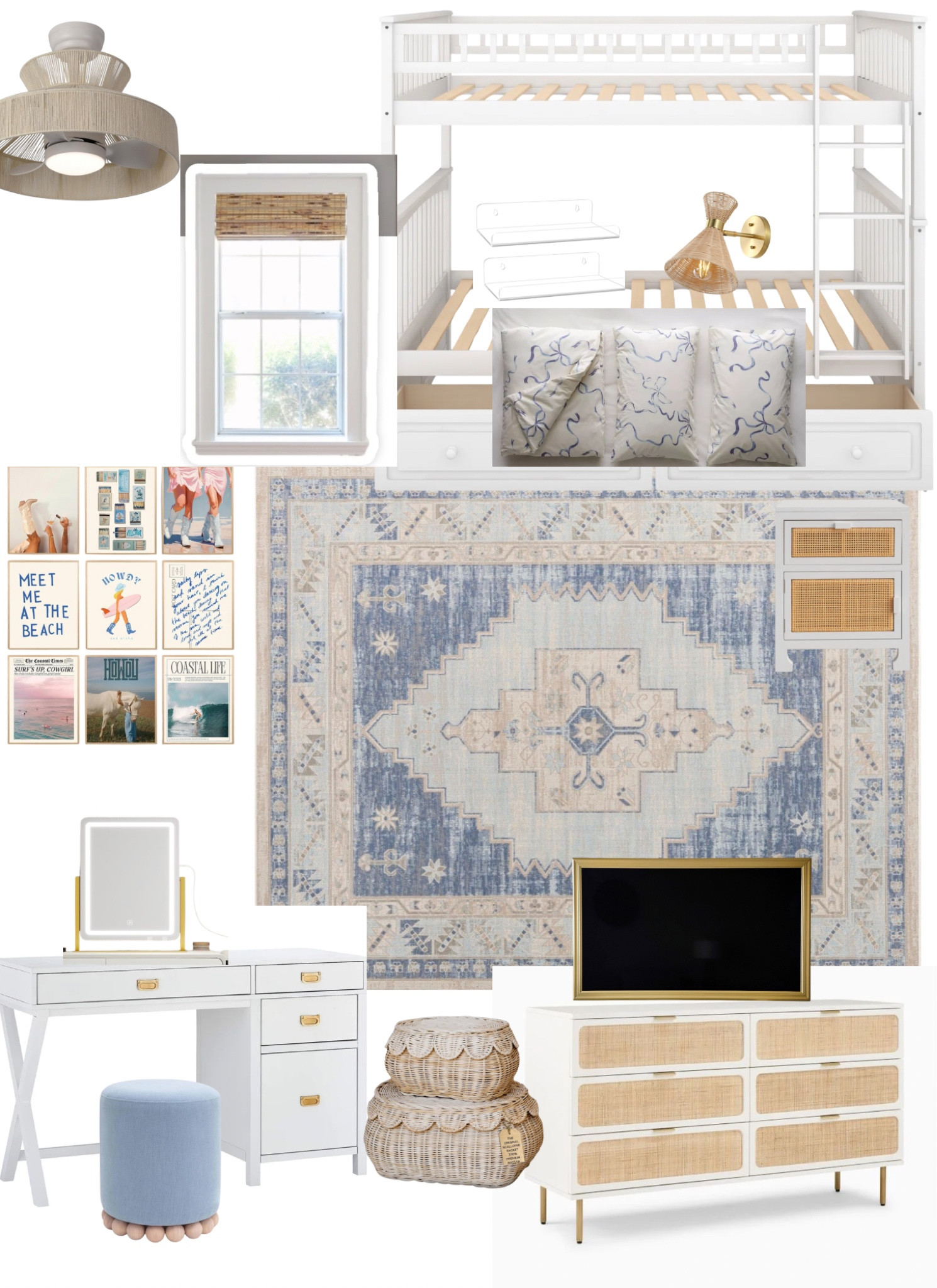 Coastal Teen Bedroom

#LTKKids #LTKStyleTip #LTKHome