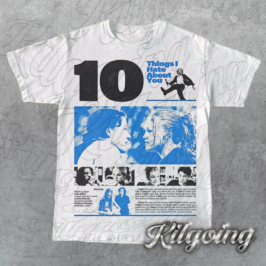 Limited Patrick Verona 10 Things I Hate About You T-shirt, Patrick Verona T-shirt, Gift for Woman... | Etsy (US)