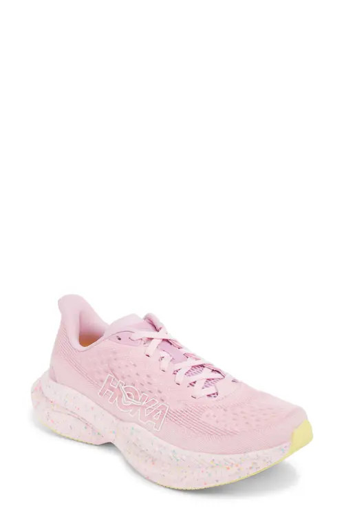HOKA Mach 6 Running Shoe in Pink Twilight /Lemonade at Nordstrom, Size 9.5 | Nordstrom