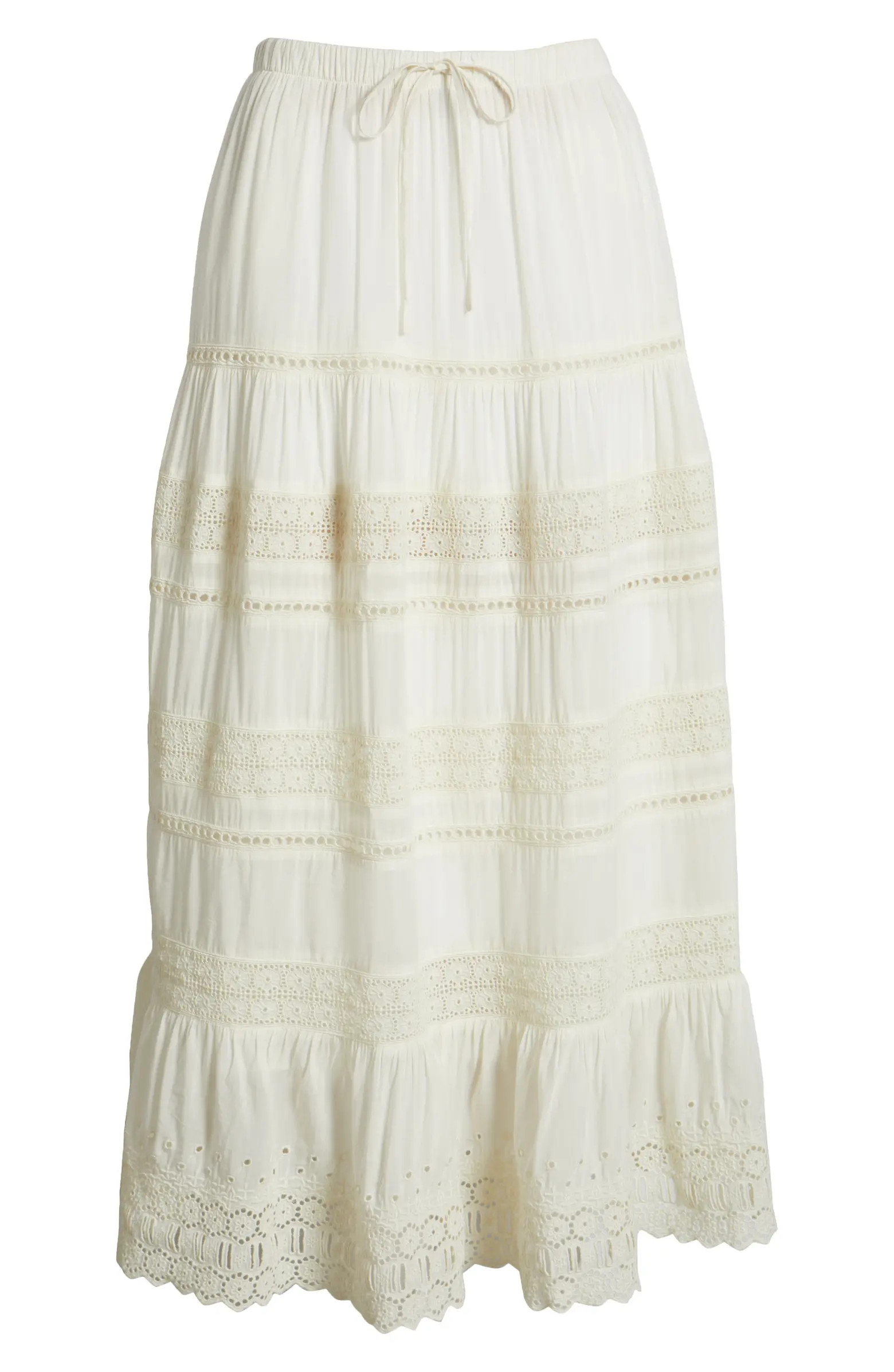 Treasure & Bond Lace Inset Maxi Skirt | Nordstrom | Nordstrom