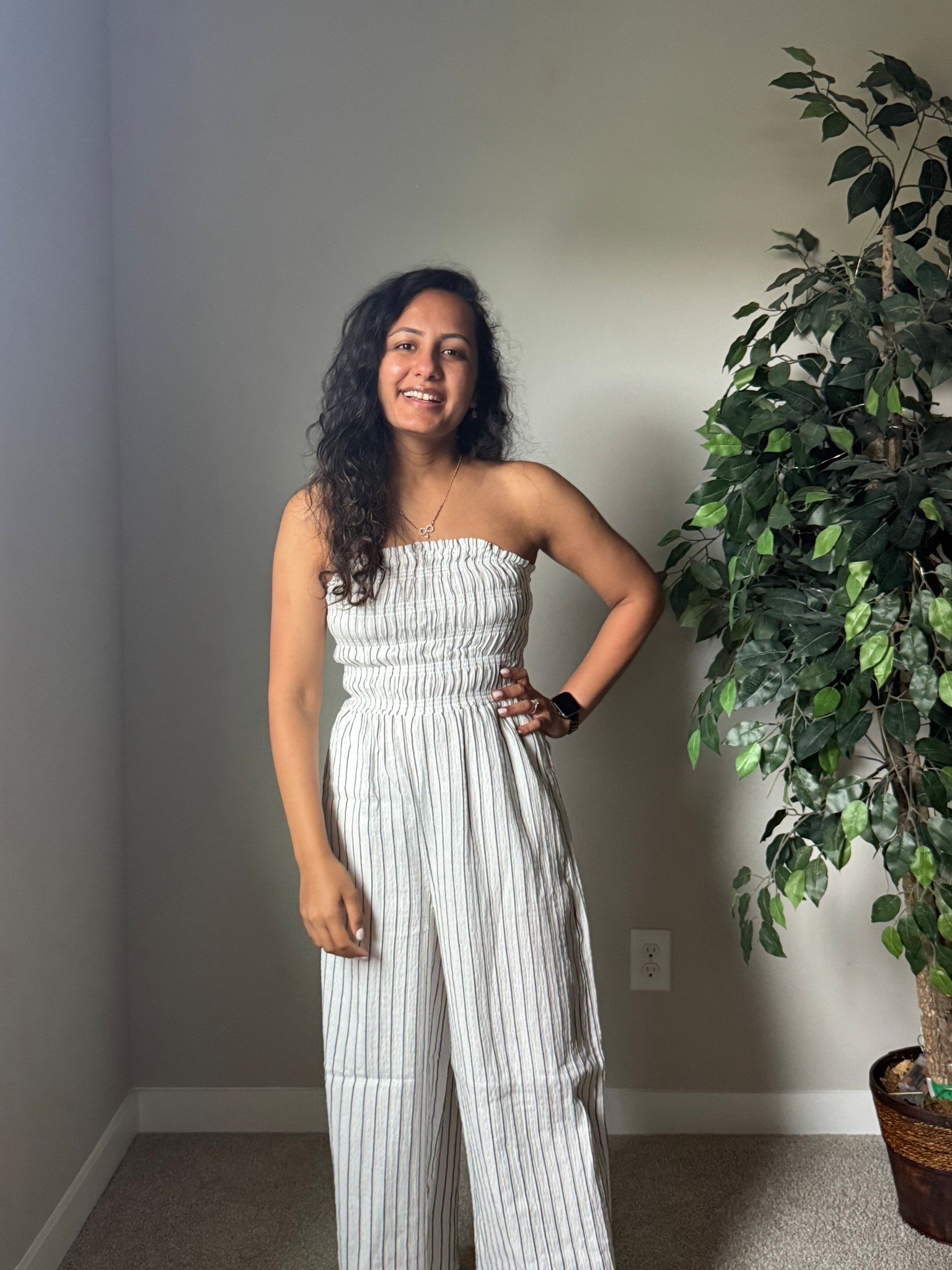 Transitional Look

This jumpsuit is made for transition weather 🍂🌸
Throw on a denim jacket for cooler mornings, or wear solo when it warms up.
✔️ Under $50 right now (40% off!)
✔️ Petite friendly & bump friendly
So comfy you’ll want to live in it!

#LTKPetite #ExpressFinds #TransitionalStyle #LTKUnder50 #AffordableFashion

#LTKStyleTip #LTKSaleAlert #LTKPetite