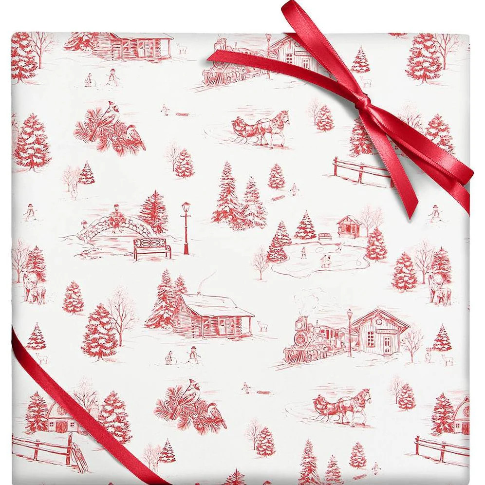 Countryside Christmas Wrapping Paper | Paper Source
