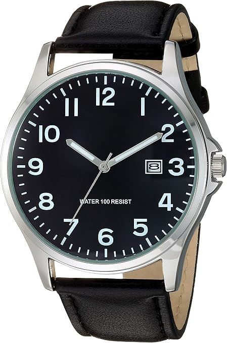 Amazon Essentials Men's Easy to Read Strap Watch | Amazon (US)