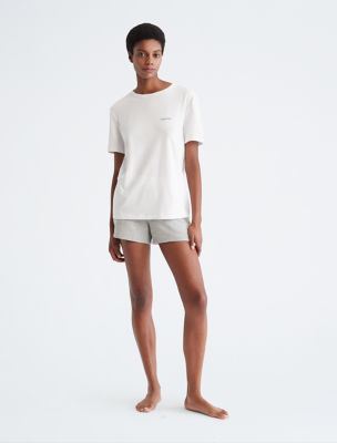 Modern Cotton Lounge Crewneck T-Shirt + Sleep Short | Calvin Klein | Calvin Klein (US)