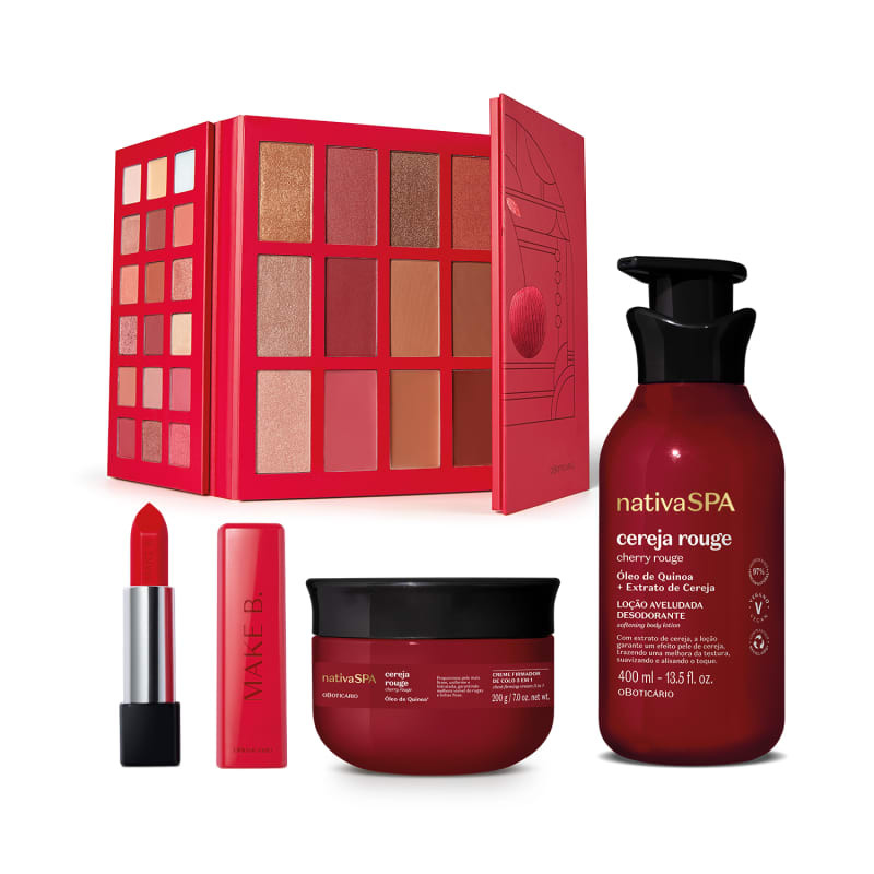 Combo Cereja Rouge (4 itens) | O Boticário | oBoticario (BR)
