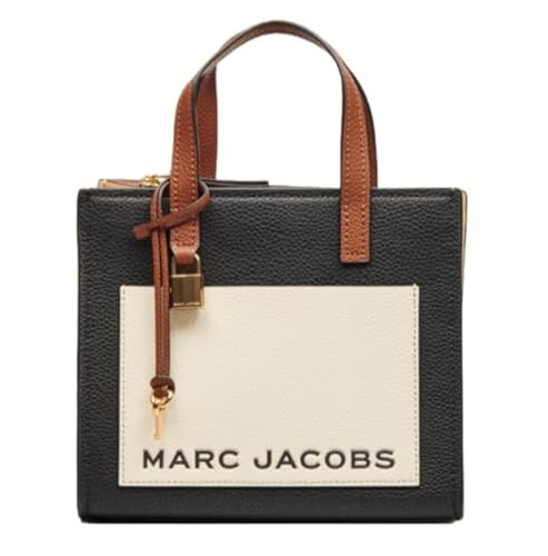 Marc Jacobs Mini Grind Tote Top Handle Small Black Multi | Amazon (US)