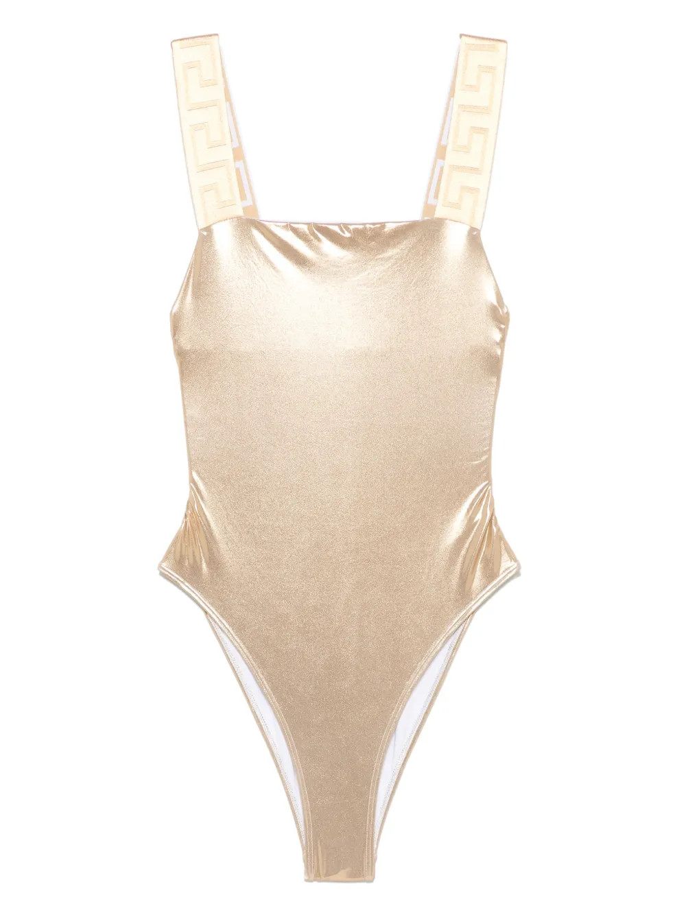 Versace Maillot De Bain à Détail Greca | Or | FARFETCH FR | Farfetch Global