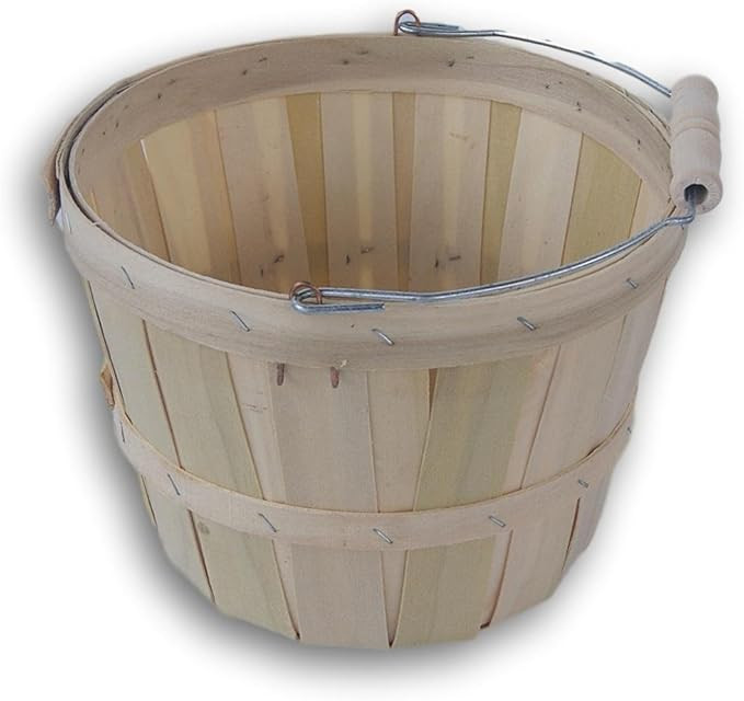 Wood Produce Basket. 1/2 peck basket. 1pk | Amazon (US)