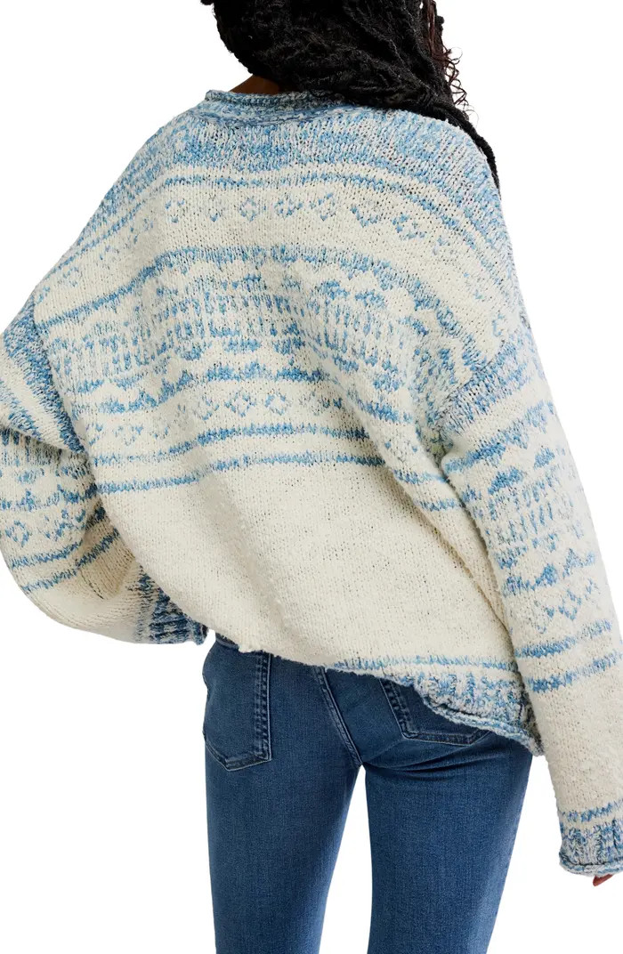 Dani Oversize Cotton Blend Sweater | Nordstrom