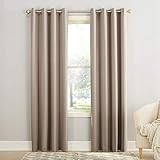 Sun Zero Barrow Energy Efficient Grommet Curtain Single Panel | Amazon (US)