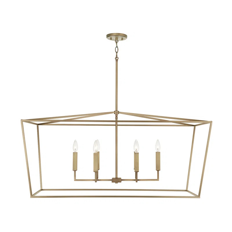 Dumas 6 - Light Lantern Geometric Chandelier | Wayfair North America