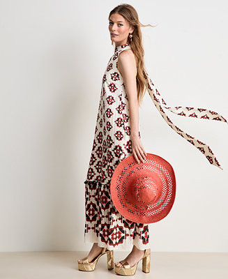 Women's Medallion-Print Sleeveless Dress, Macy's Exclusive - | Alix Friedberg Capsule Collection | Macy's