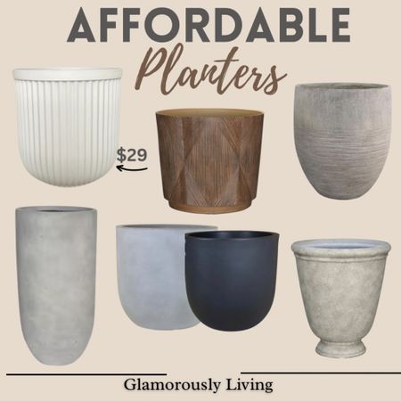 Affordable, beautiful planters! 

Ceramic stone planters • planters for less • better homes and garden planters • Walmart planter • luxe for less 

#LTKhome