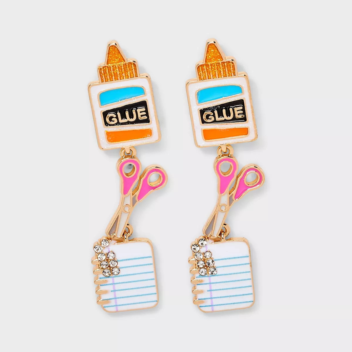 SUGARFIX by BaubleBar Feeling Crafty Statement Earrings - Gold | Target