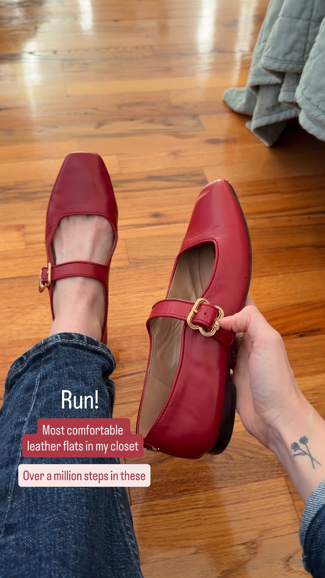 Run! Favorite leather Mary Jane flats in red are on sale for $59! Regularly $130. Also on sale in black and leopard. I’ve walked over a million steps in these and they’re still in such great shape. Size up 1/2


#LTKSaleAlert #LTKGiftGuide #LTKWorkwear
