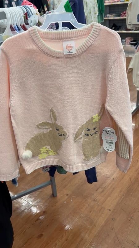 Girls Easter bunny sweater and skirt set at Walmart. Runs big, if you want it fitted for this Easter I’d size down , otherwise they’ll grow into it. #walmartfashion 

#LTKkids