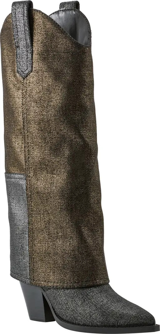 Harlo Foldover Shaft Pointed Toe Boot (Women) | Nordstrom Rack