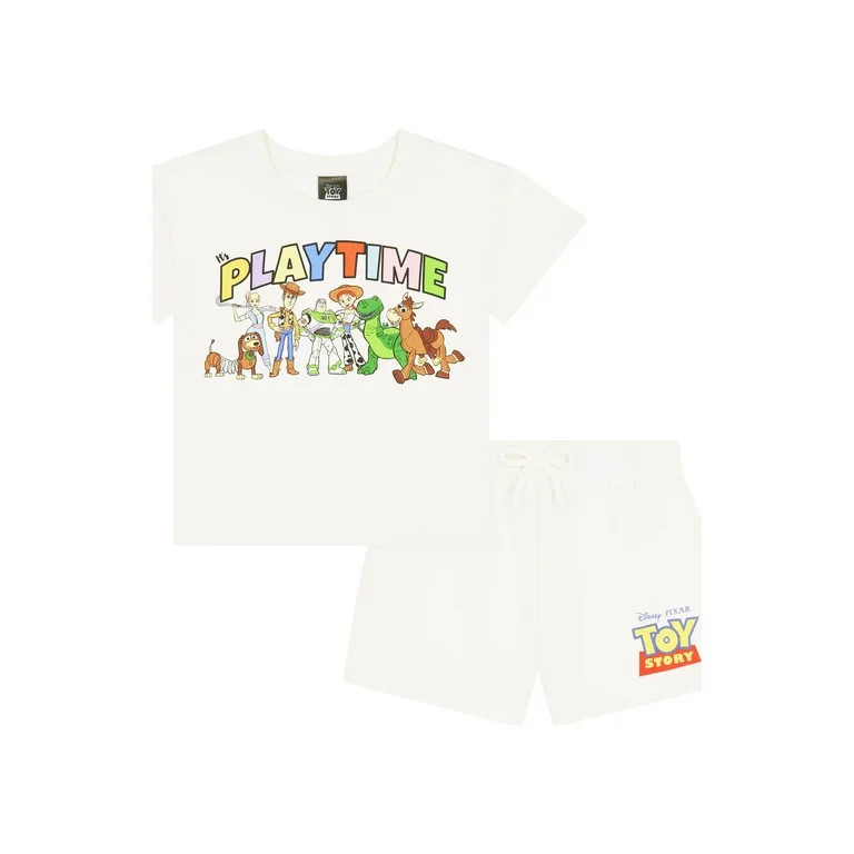 Toy Story Toddler Girls Short Set, Sizes 12 Months-5T | Walmart (US)