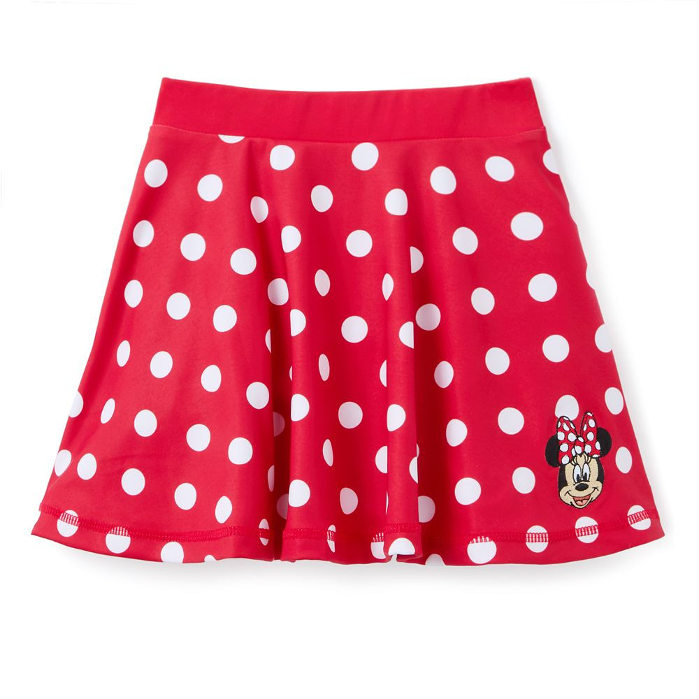 Minnie Mouse Polka Dot Skirt with Built-in Shorts for Kids | Disney Store