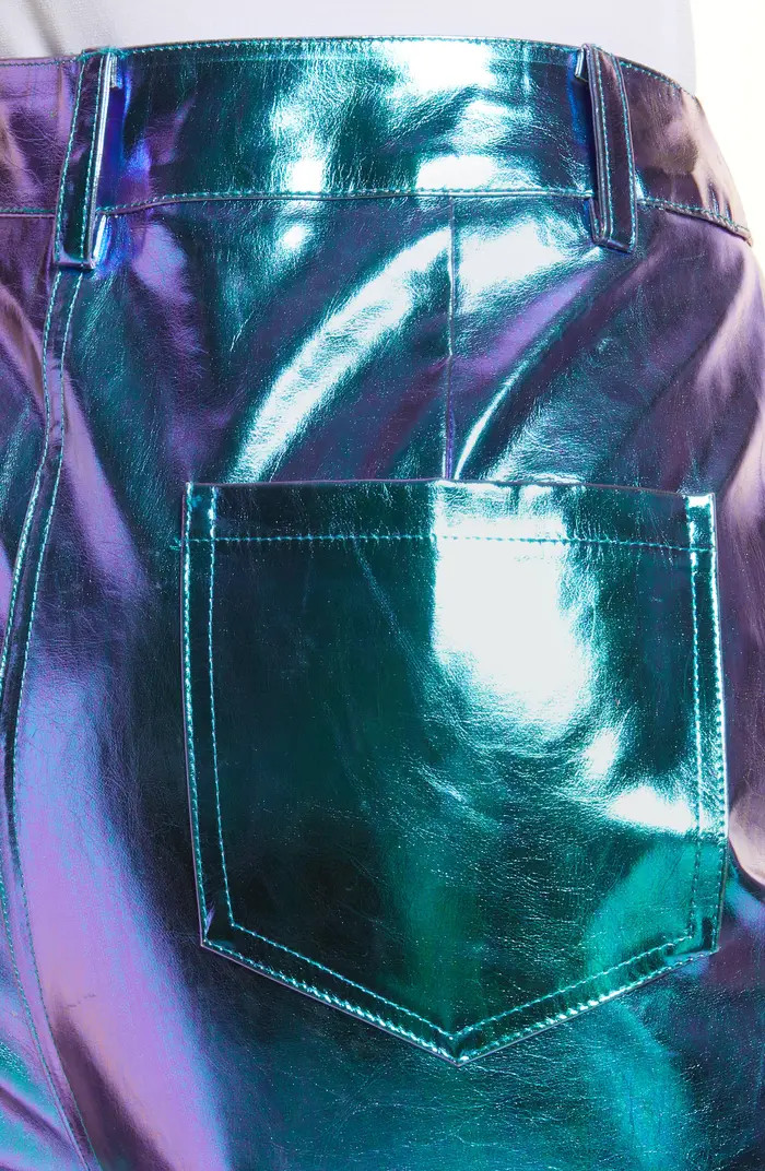 Amy Lynn Shiny Straight Leg Pants | Nordstrom | Nordstrom