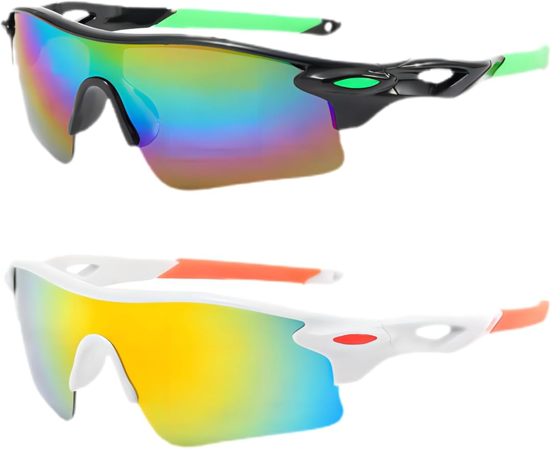 Swanoble UV400 2 Sports Sunglasses for Kids Cycling,Light frame Sunglasses for Boys Girls,Youth S... | Amazon (US)