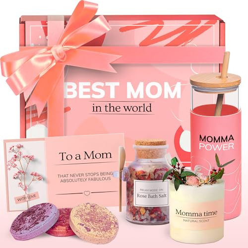 Luxvine Best Mom in the World Gift set - Gift for Any Occasion – Gifts for Mom from Daughter Relaxing Gifts for Women Set – Mom Birthday Gifts Box – Gift Box for Valentine's Day, Mother's Day | Amazon (US)