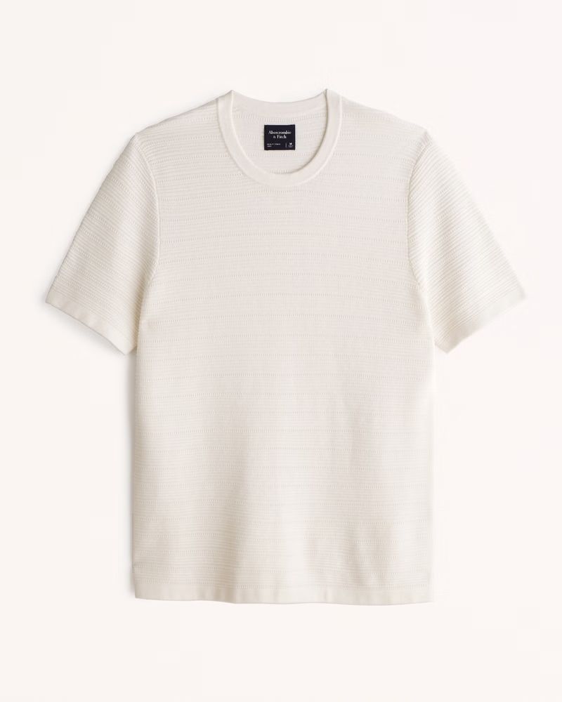 Stitched Sweater Tee | Abercrombie & Fitch (US)