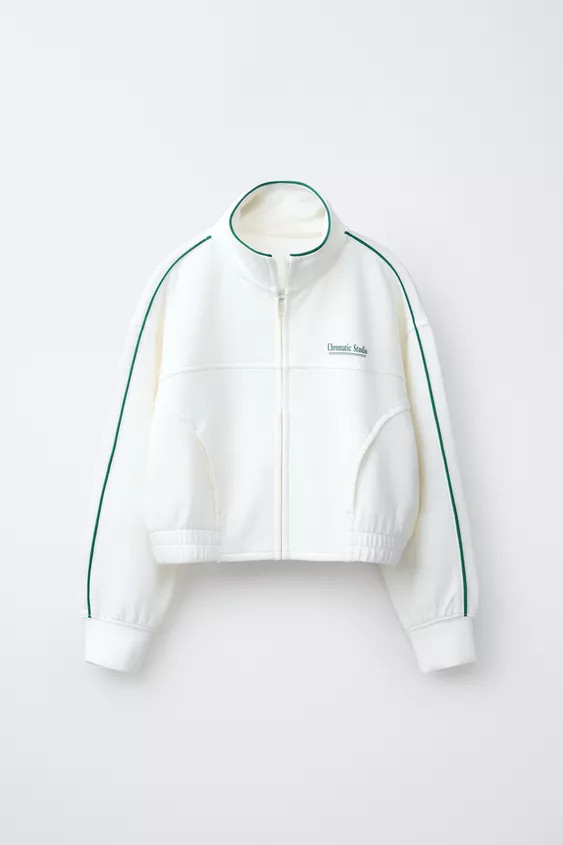 SWEATSHIRT WITH CONTRAST PIPING | Zara UK