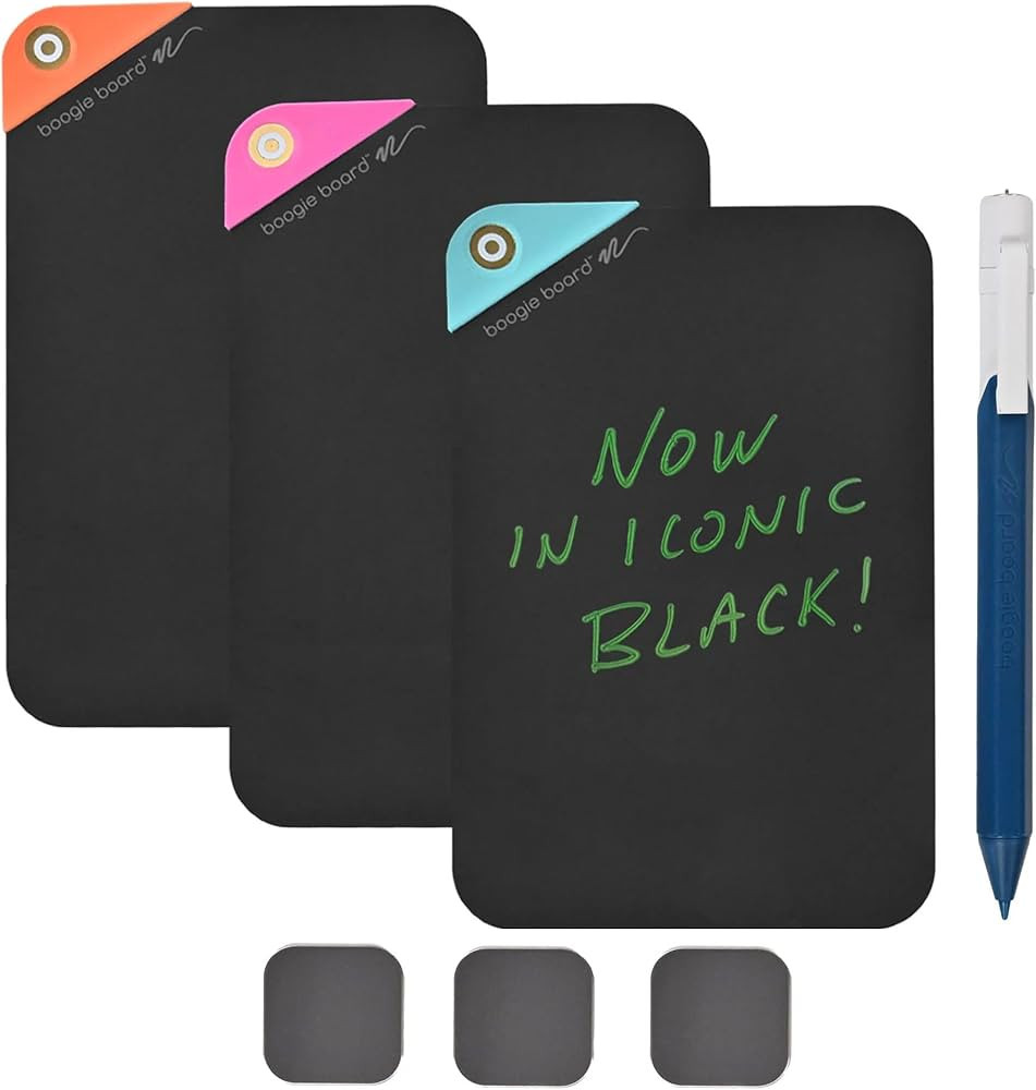 Boogie Board VersaNotes Starter Pack, Reusable 3-Pack 4x6 Dry-Erase and Sticky Note Alternative f... | Amazon (US)