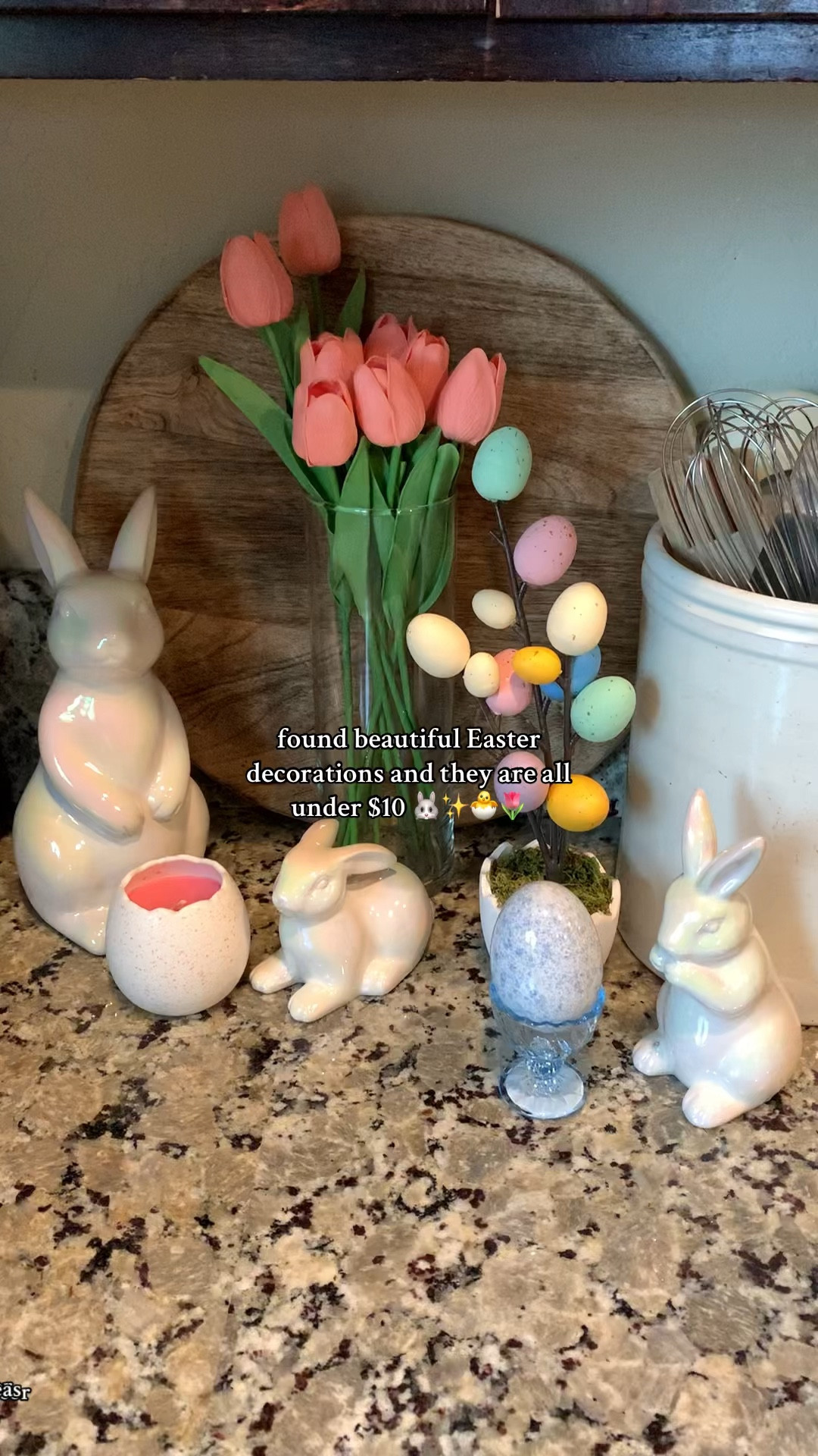 These Easter decorations are exactly what I was looking for and the price is JUST RIGHT ☺️✨🐣👏🏽🐰🌷 #easterdecor #ceramicbunny #eastereggtree #eastercandle #easterbunny

#LTKHome #LTKWatchNow #LTKSeasonal