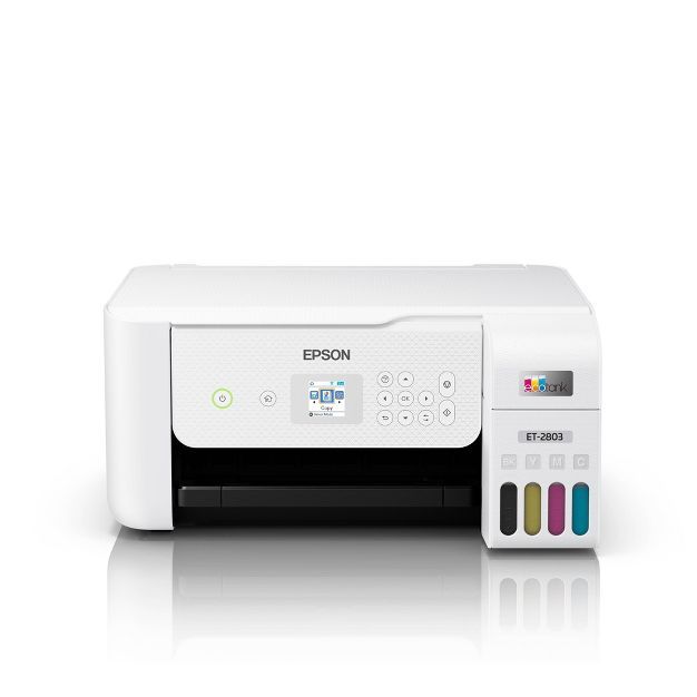 EcoTank ET-2803 Inkjet Printer, Copier, Scanner - White | Target