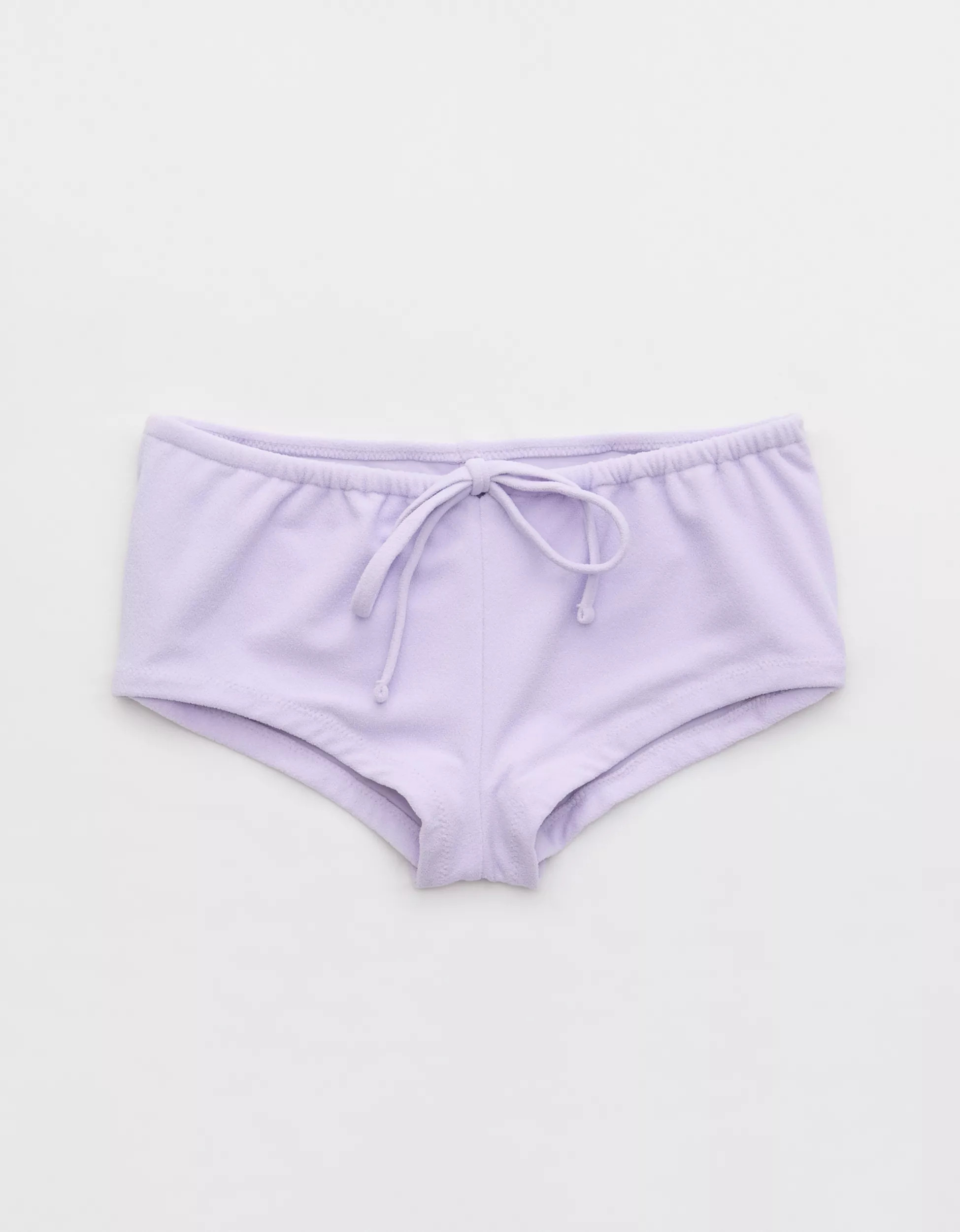 Aerie Terry Boyshort Cheeky Bikini Bottom | Aerie